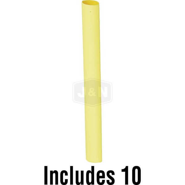 Aftermarket Heat Shrink Tube, 3:1 I.D. Shrink Ratio, Yellow, 6 in 606-31029-10-JN - main